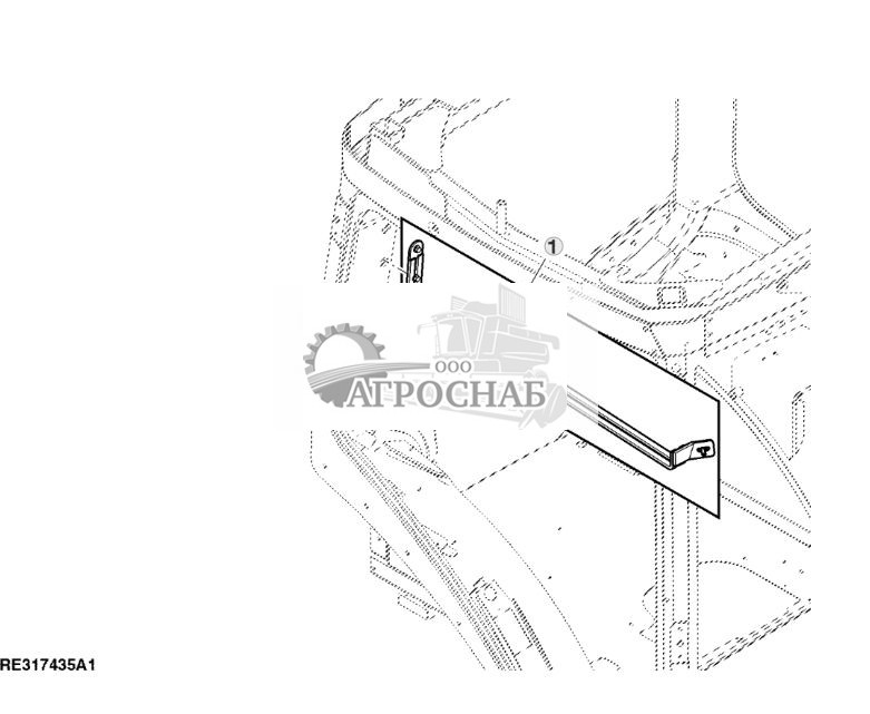 Навесное оборудование, вспомогательный монтажный кронштейн - ST799300 749.jpg